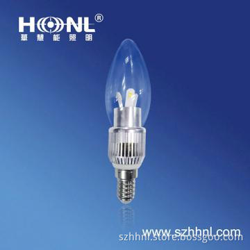 LED Clear Candle Light Bulb 400Lm